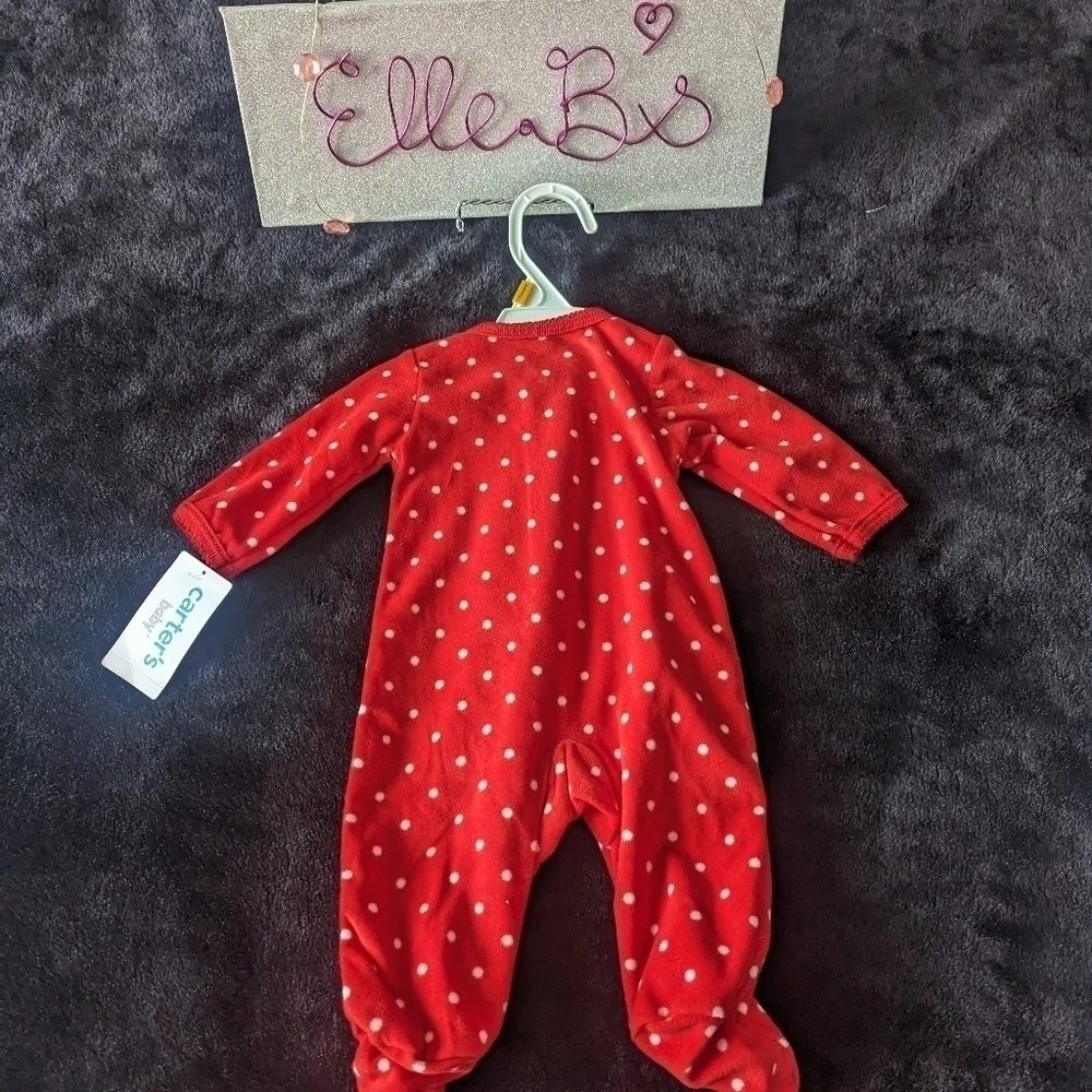 Christmas Fleece Onesie NB